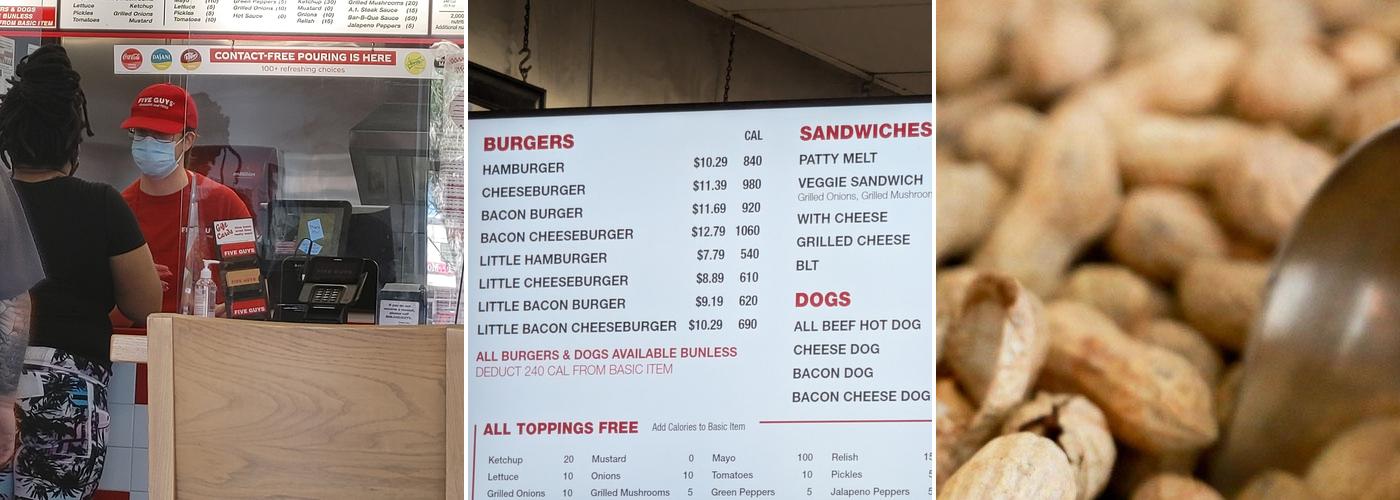 Five Guys Menu