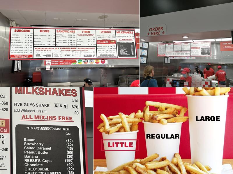 Five Guys Menu