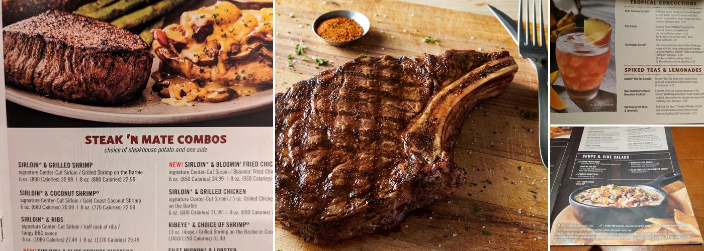 Outback Steakhouse Menu