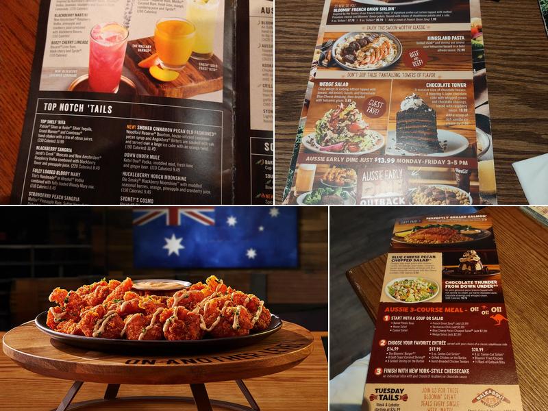 Outback Steakhouse Menu