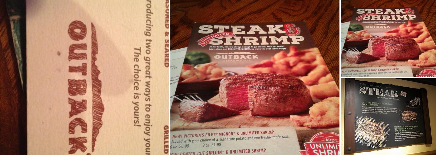 Outback Steakhouse Menu