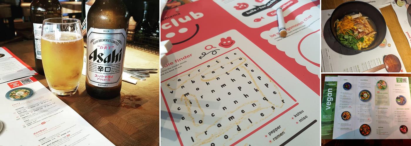 wagamama ashford Menu