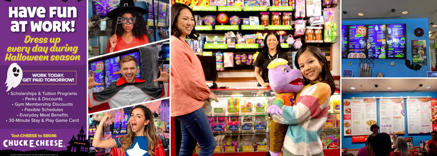 Chuck E. Cheese Menu