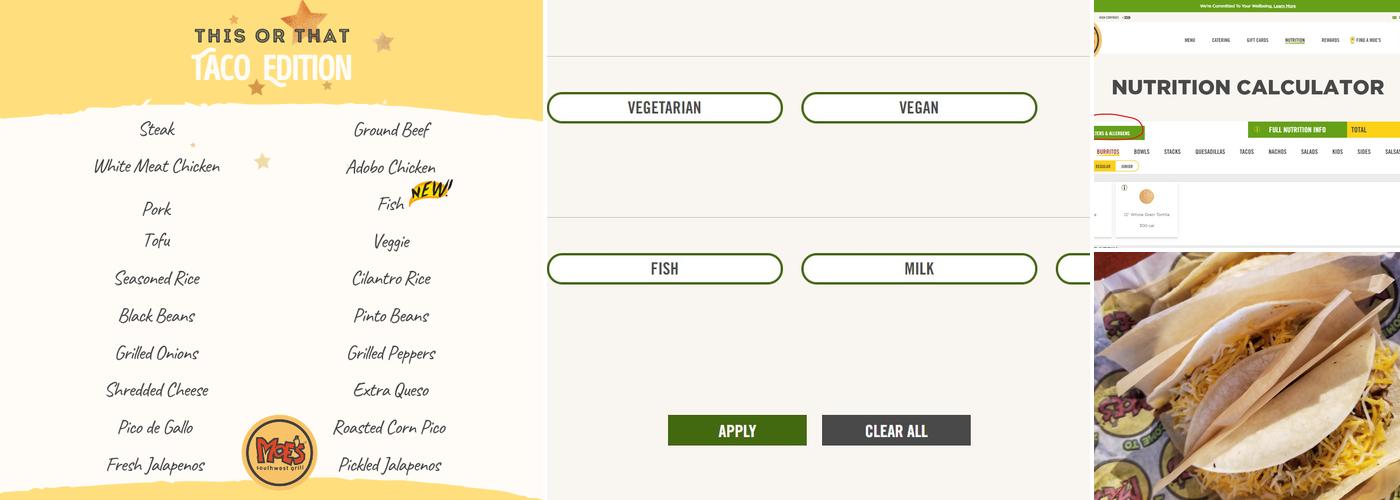 Moe's Southwest Grill Menu