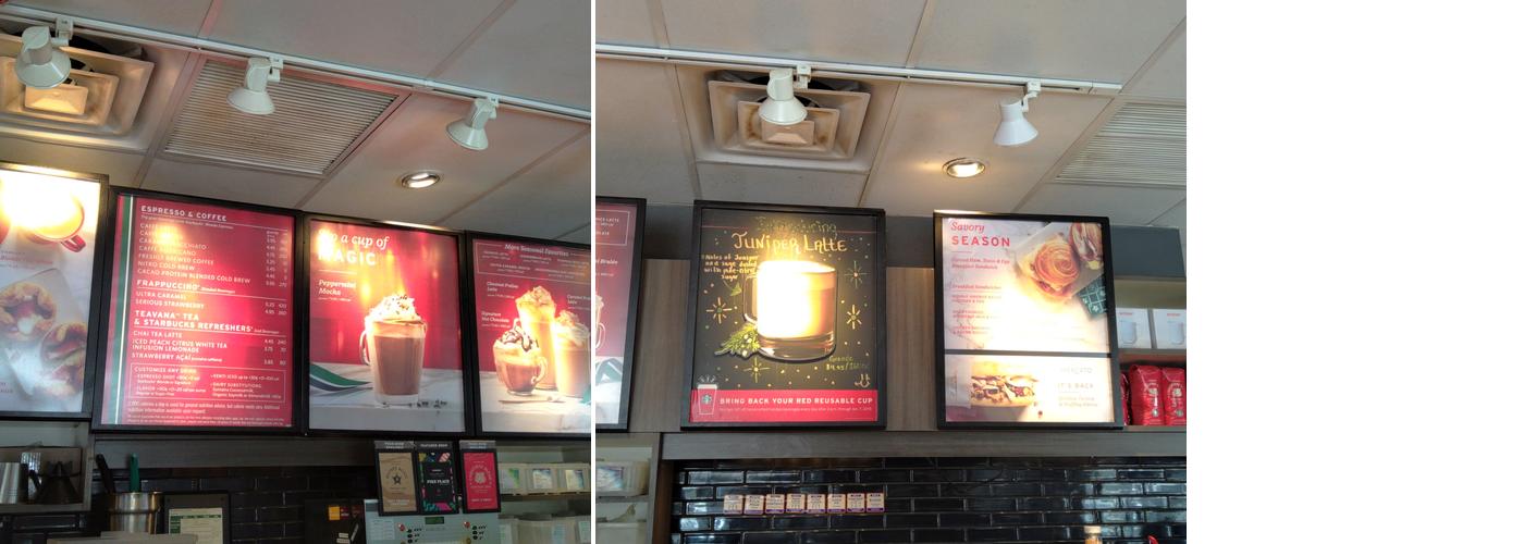 Starbucks Menu