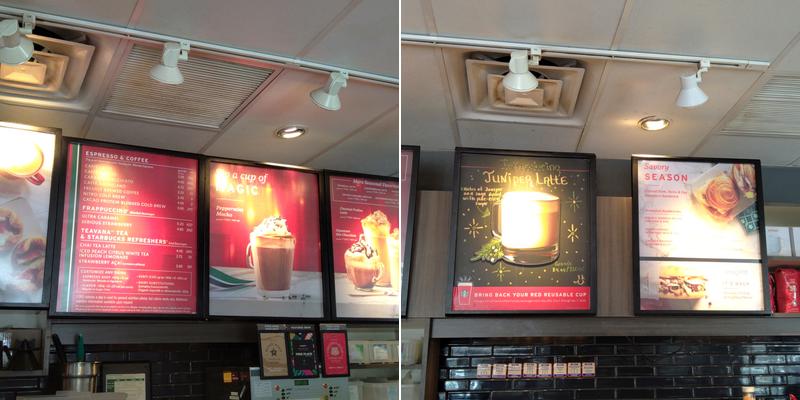 Starbucks Menu