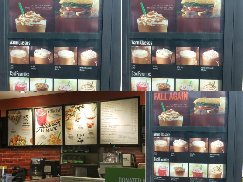 Starbucks Menu