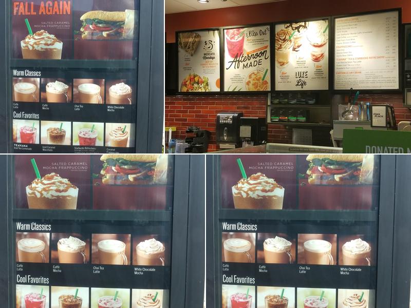 Starbucks Menu