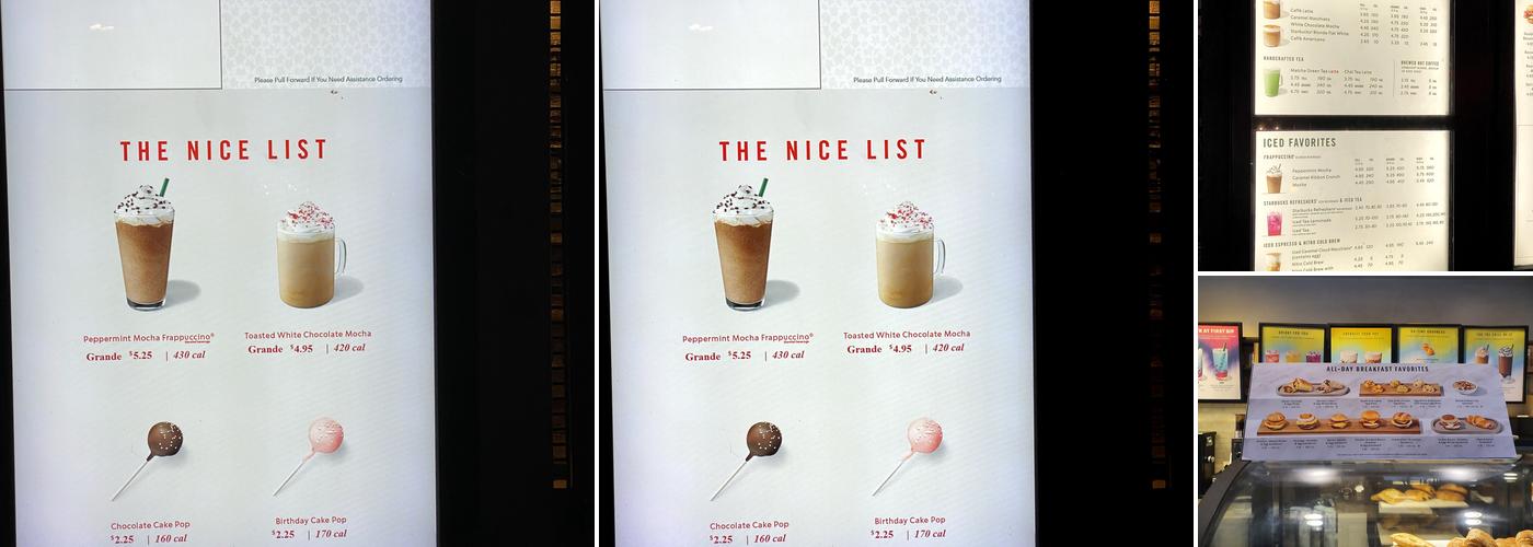 Starbucks Menu