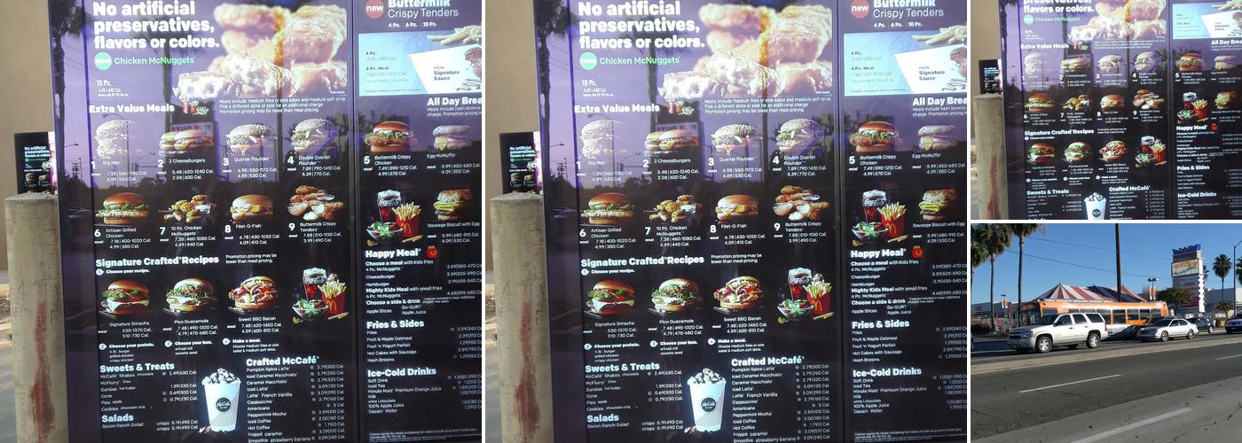 McDonald's Menu