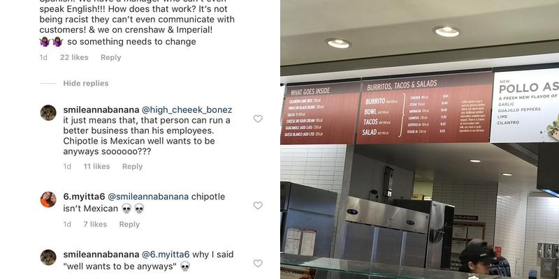 Chipotle Mexican Grill Menu