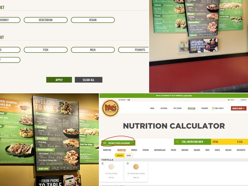 Moe's Southwest Grill Menu