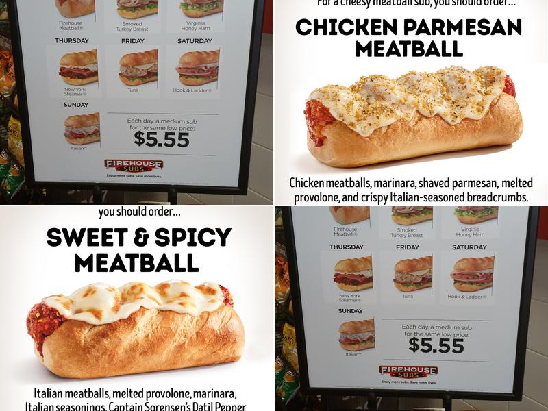 Firehouse Subs Baymeadows Menu
