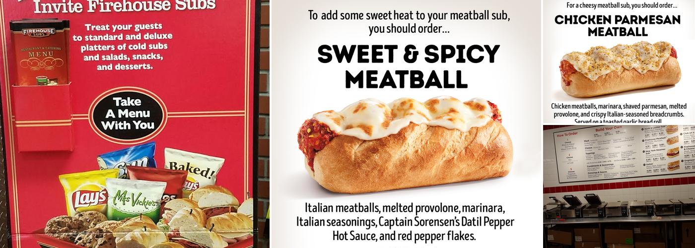 Firehouse Subs Menu
