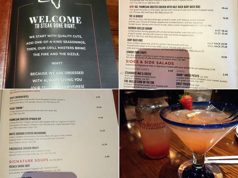 LongHorn Steakhouse Menu