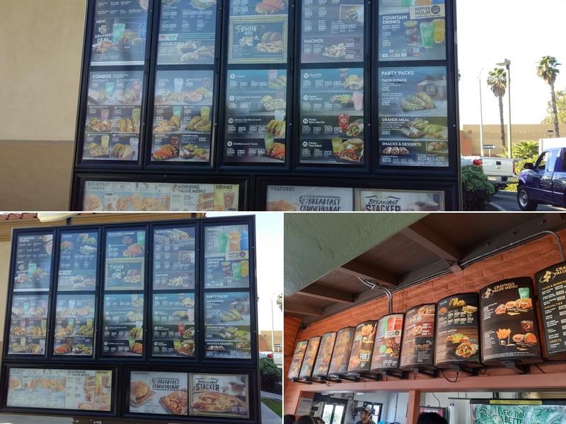 Taco Bell Menu