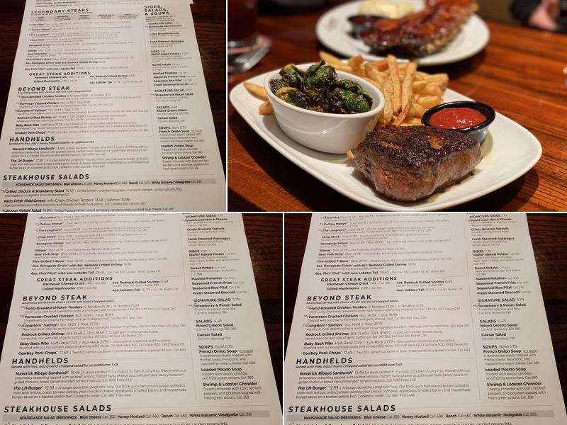 LongHorn Steakhouse Menu