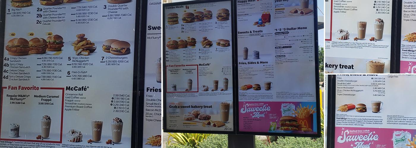 McDonald's Menu