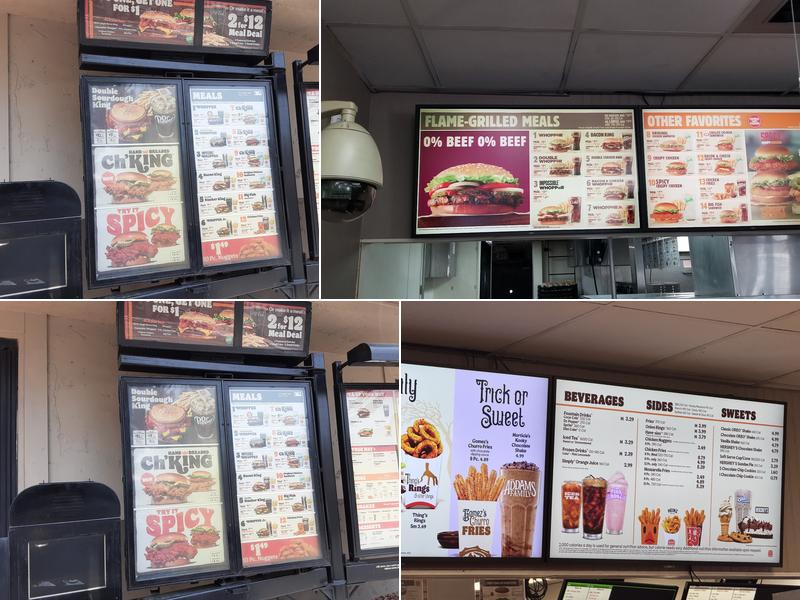 Burger King Menu