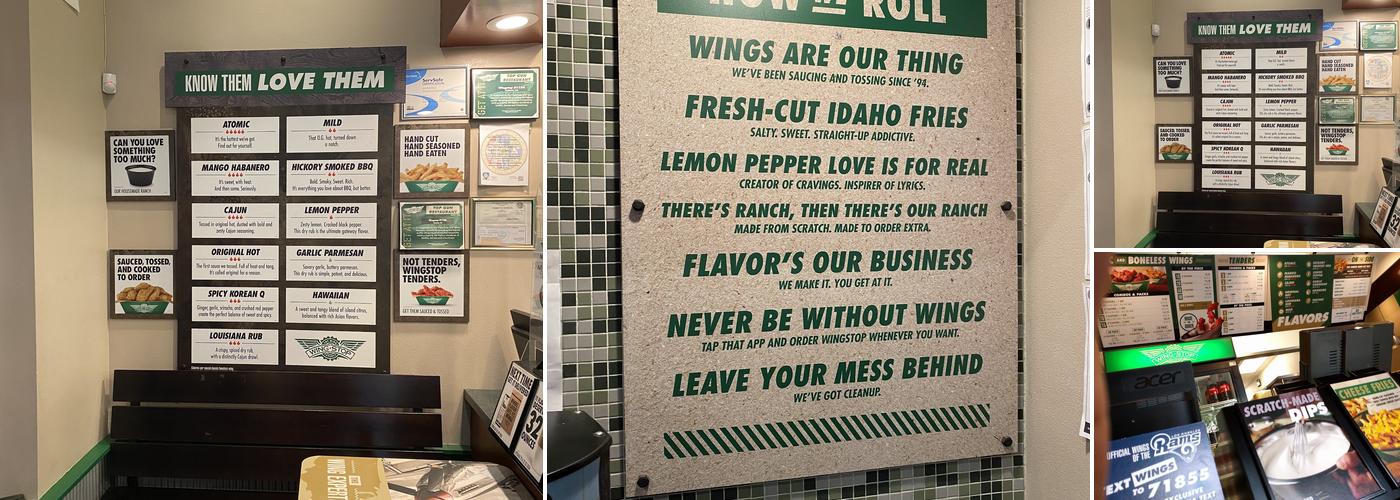 Wingstop Menu