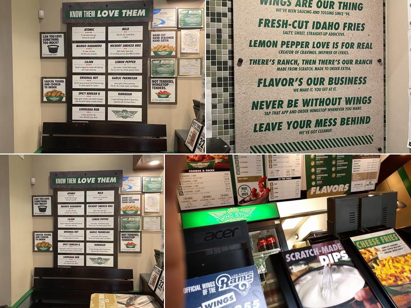 Wingstop Menu