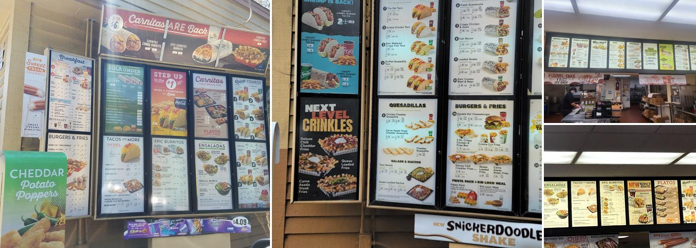 Del Taco Menu