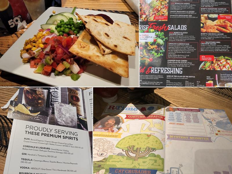 Ruby Tuesday Menu