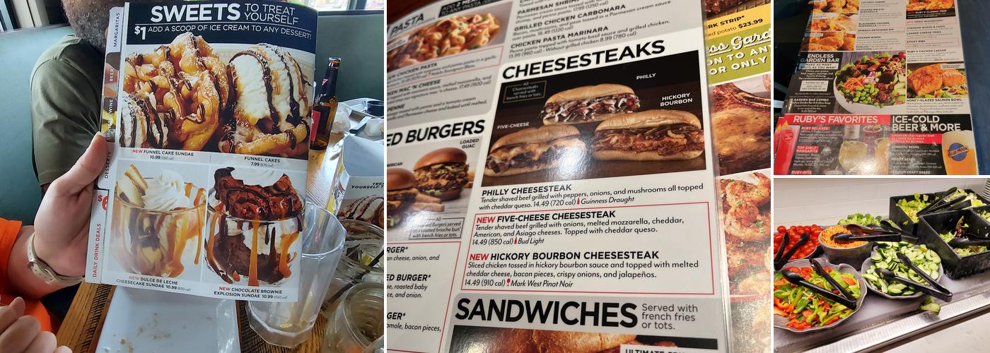 Ruby Tuesday Menu