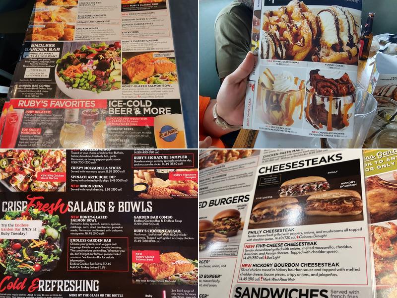 Ruby Tuesday Menu