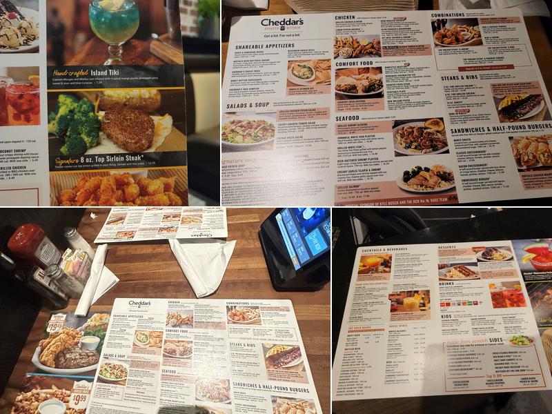 Cheddar's Scratch Kitchen Menu
