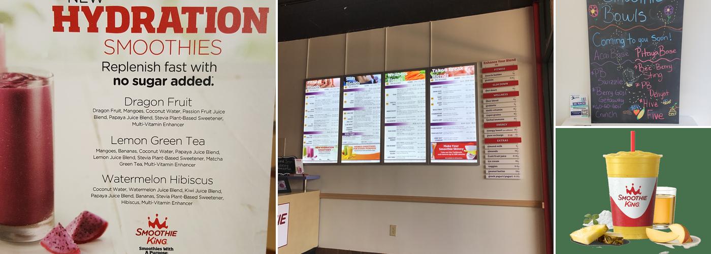 Smoothie King Menu