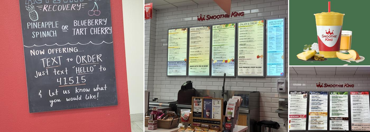 Smoothie King Menu