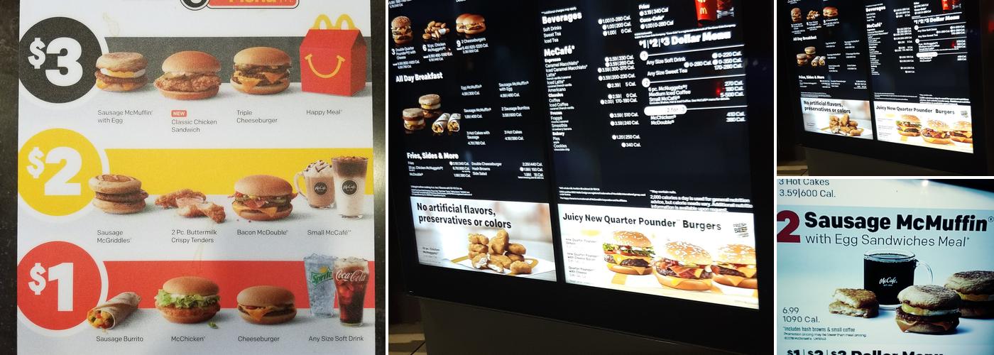 McDonald's Menu