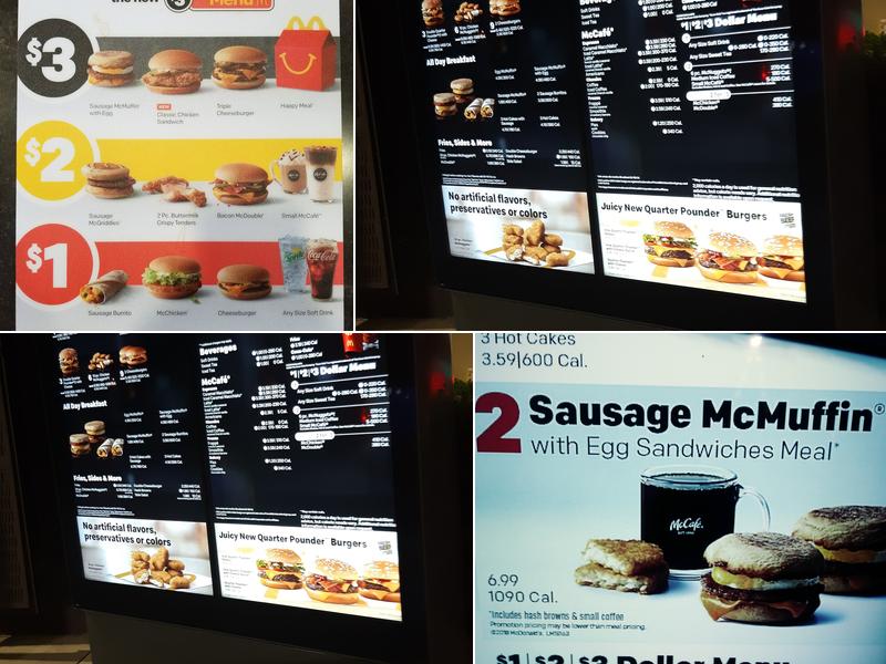 McDonald's Menu