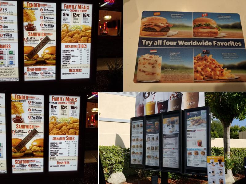 McDonald's Menu