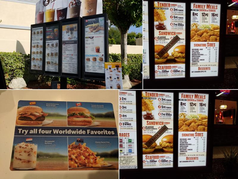 McDonald's Menu