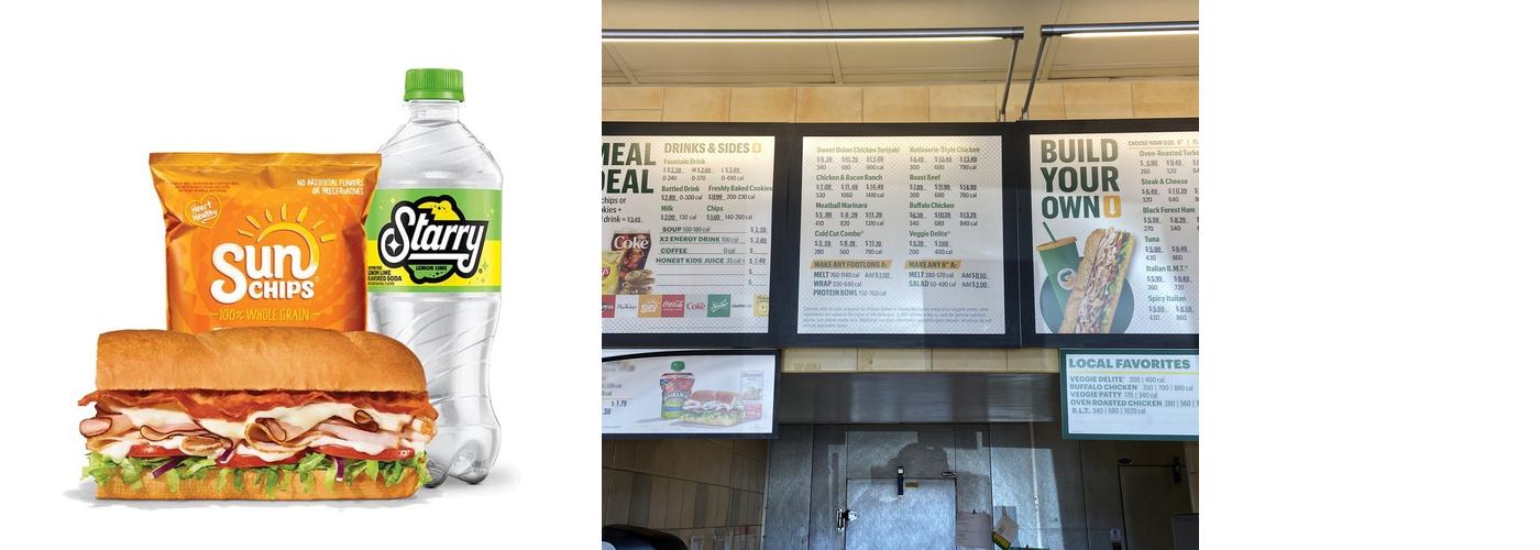 Subway Menu
