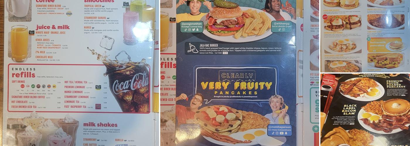 Denny's Menu