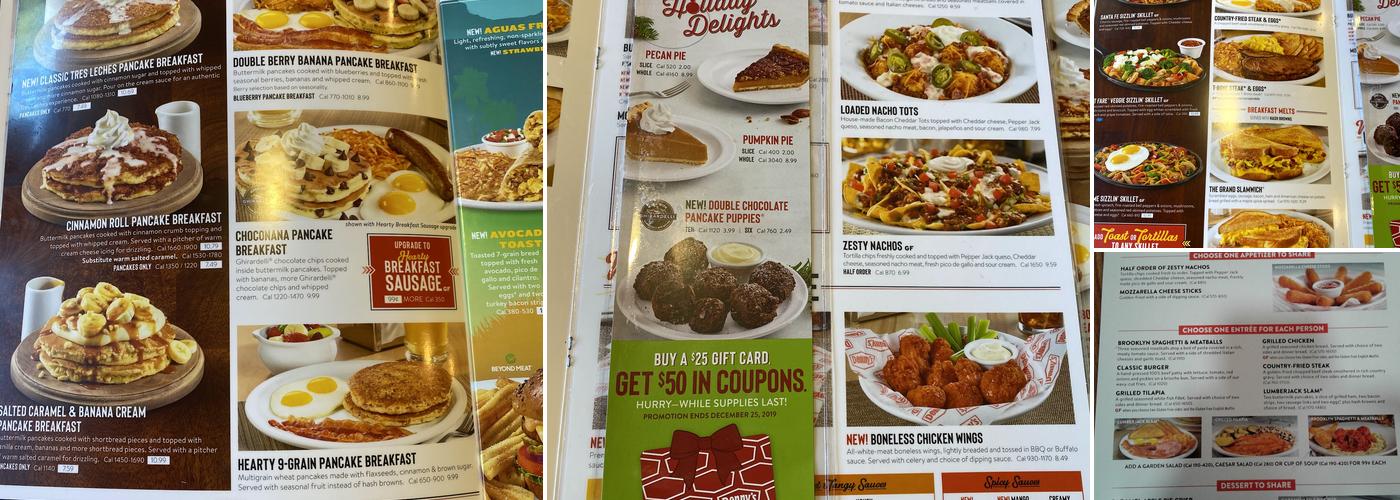Denny's Menu