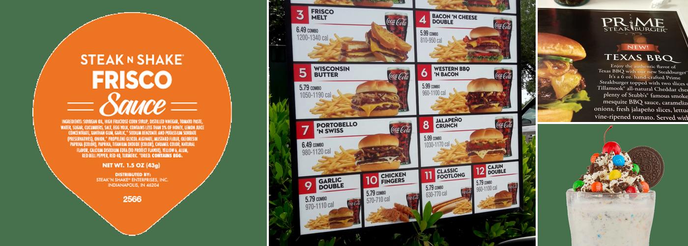 Steak 'n Shake Menu