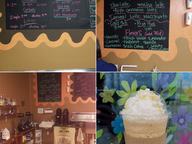 The Spot Coffee and Finery Menu