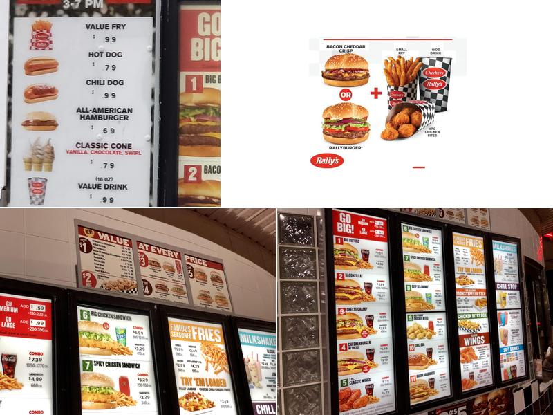 Checkers Menu