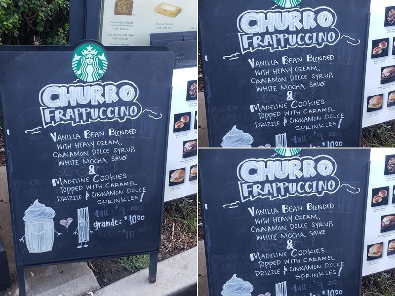 Starbucks Menu