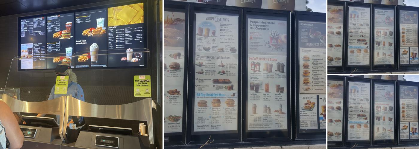 McDonald's Menu