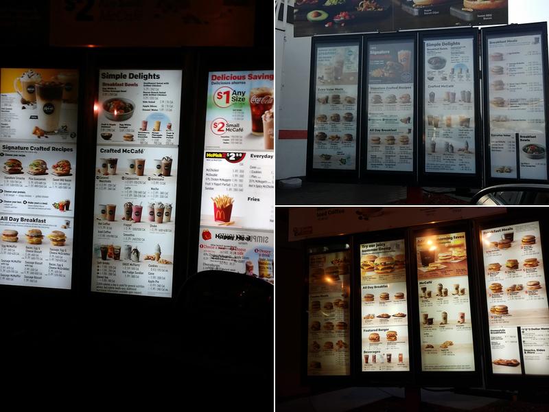 McDonald's Menu