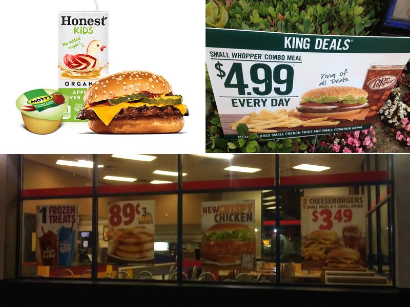 Burger King Menu