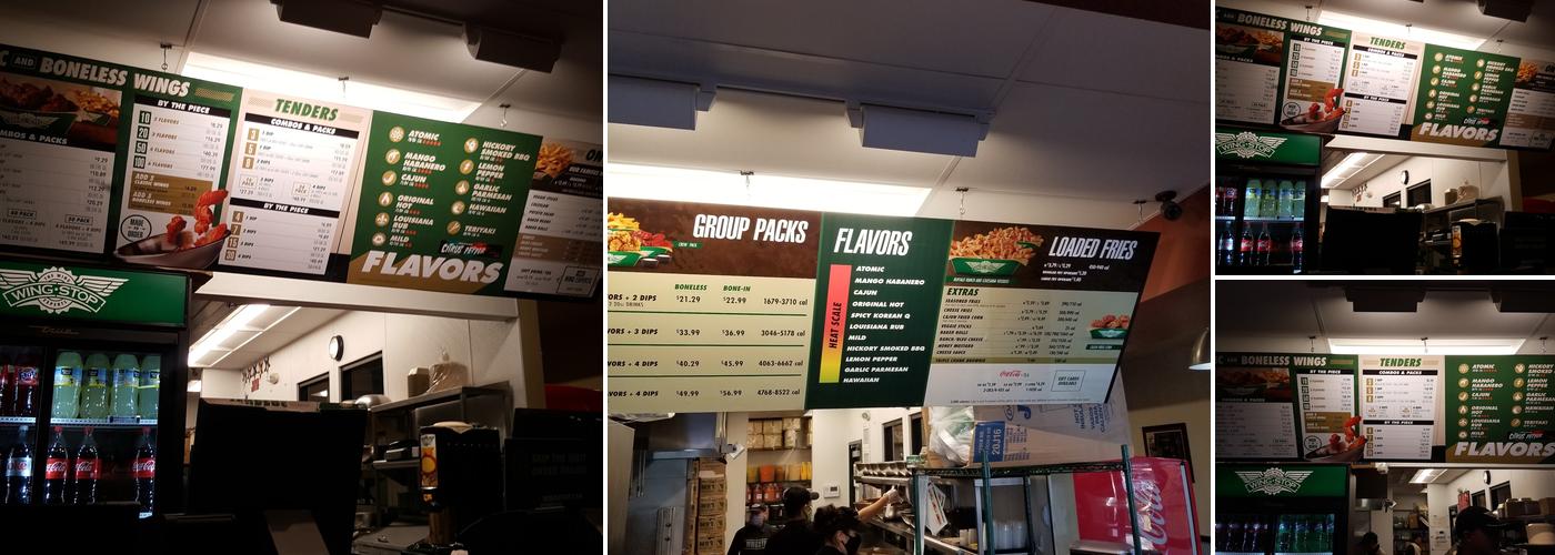 Wingstop Menu