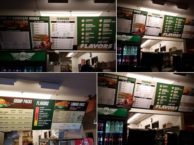 Wingstop Menu