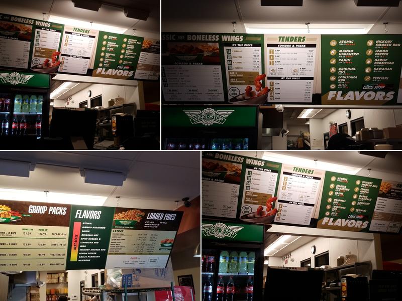 Wingstop Menu