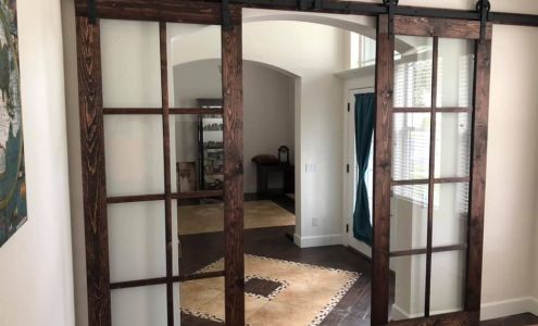 Rustic barn doors